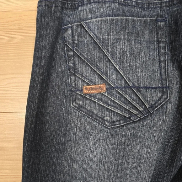 Vintage Akademiks Jeans Size 34 x 35 Embroidered Logo Y2k Hip Hop AKDMKS - Picture 6 of 8